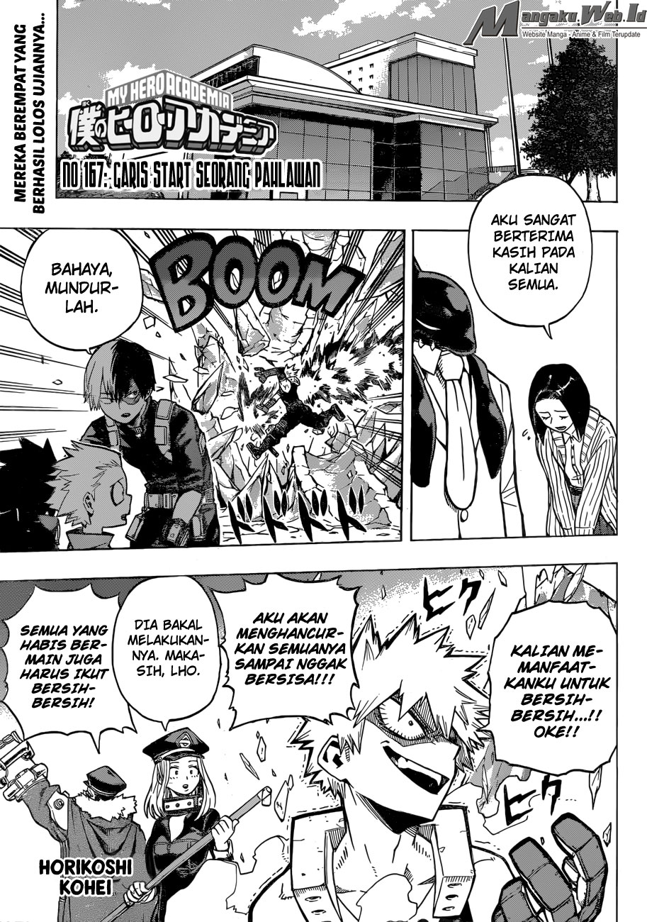 Baca Komik Boku no Hero Academia Chapter 167 Gambar 1