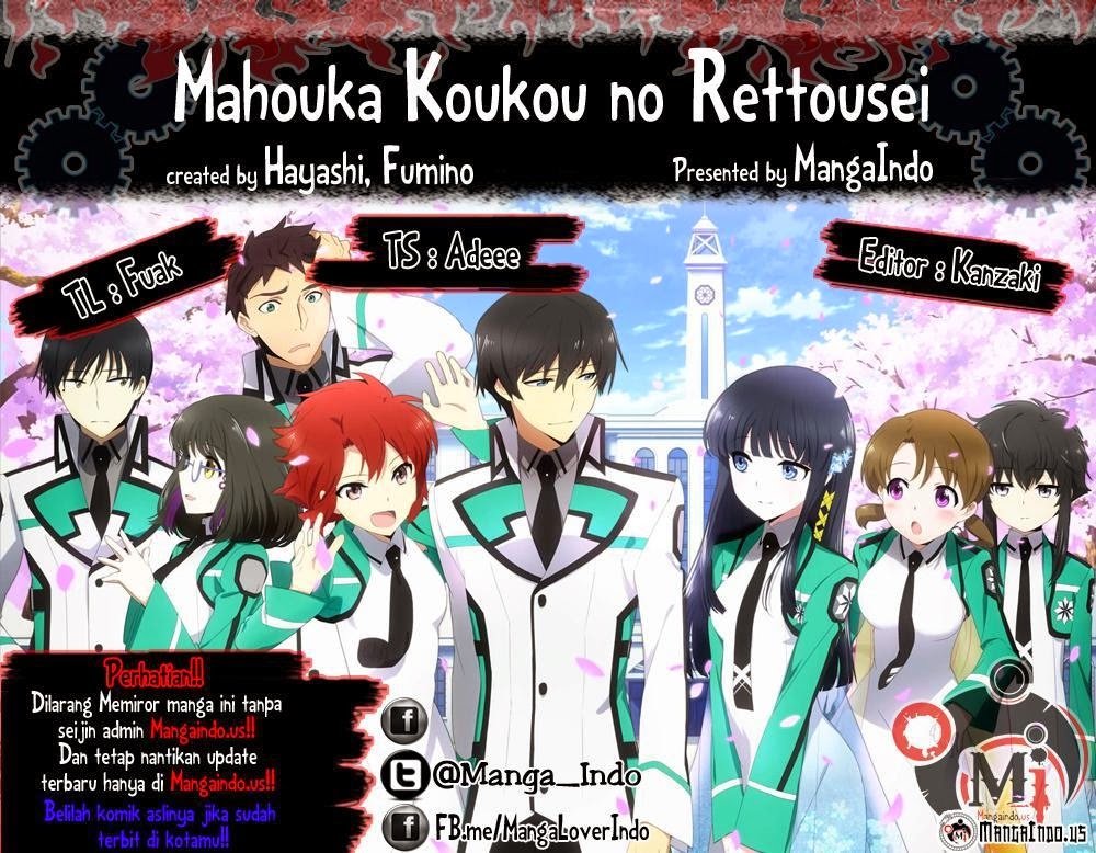 Baca Komik Mahouka Koukou No Rettousei Chapter 18 Gambar 1