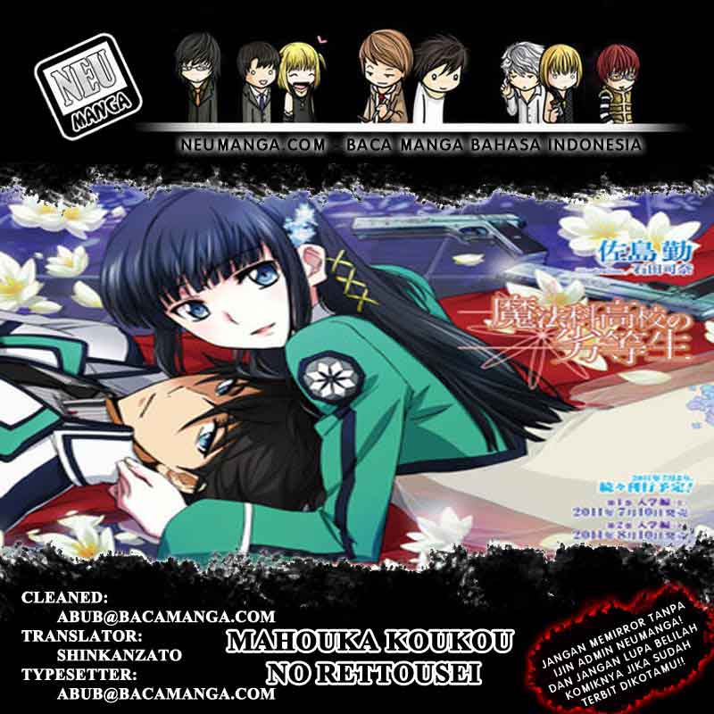 Baca Komik Mahouka Koukou No Rettousei Chapter 8 Gambar 1