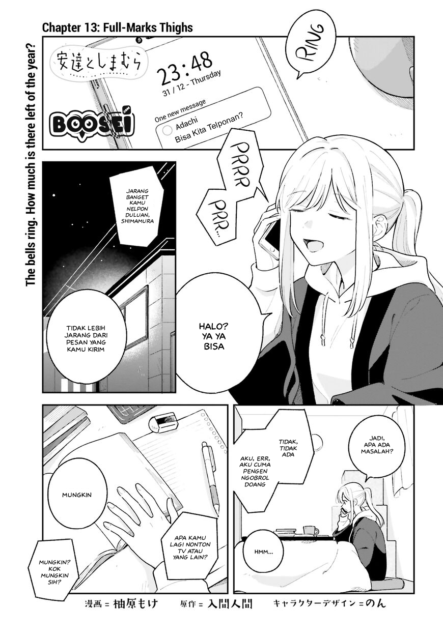 Baca Manga Adachi to Shimamura (YUZUHARA Moke) Chapter 13 Gambar 2