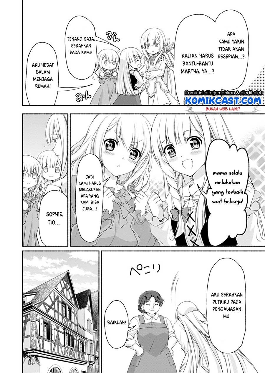 Moto Kizoku Reijou de Mikon no Haha Desuga, Musumetachi ga Kawaii Sugite Boukenshagyo mo Ku ni Narimasen Chapter 5.5 Gambar 4