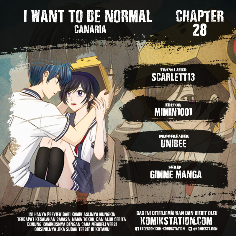 Baca Komik I Want to Be Normal Chapter 28 Gambar 1