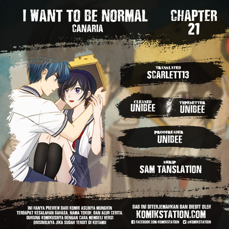 Baca Komik I Want to Be Normal Chapter 21 Gambar 1