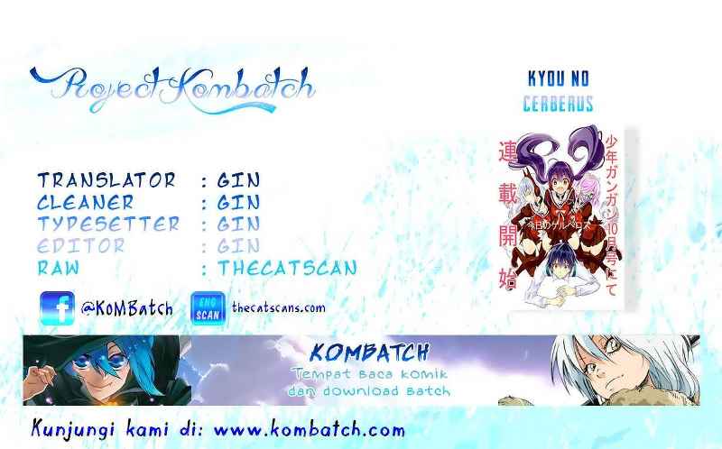 Baca Komik Kyou no Cerberus Chapter 9 Gambar 1