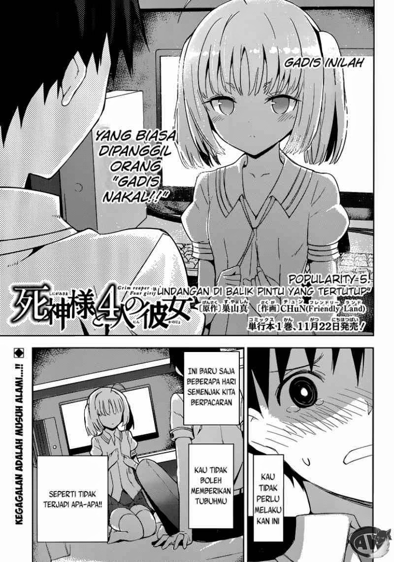 Baca Manga Shinigami-sama to 4 nin no Kanojo Chapter 05 Gambar 2