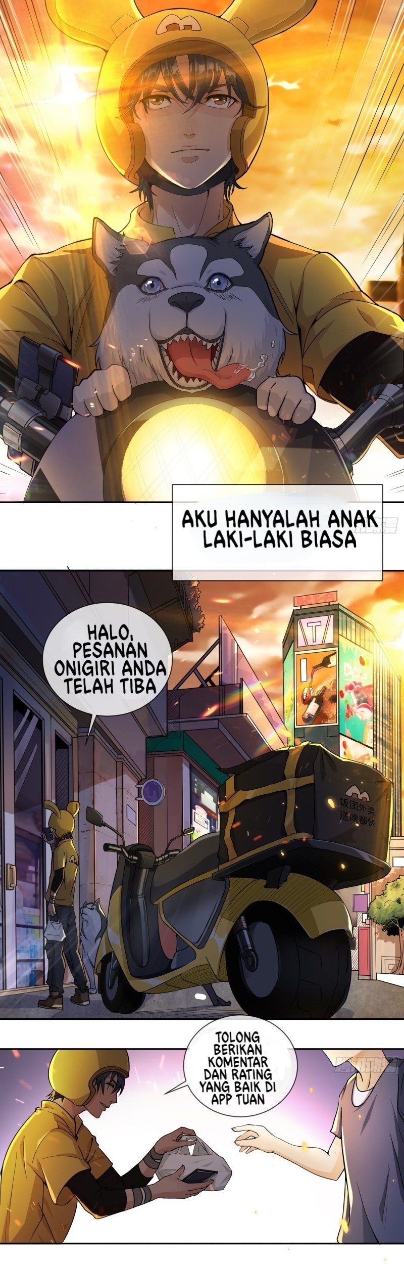 I Deliver Food in doomday Chapter 1 Gambar 4