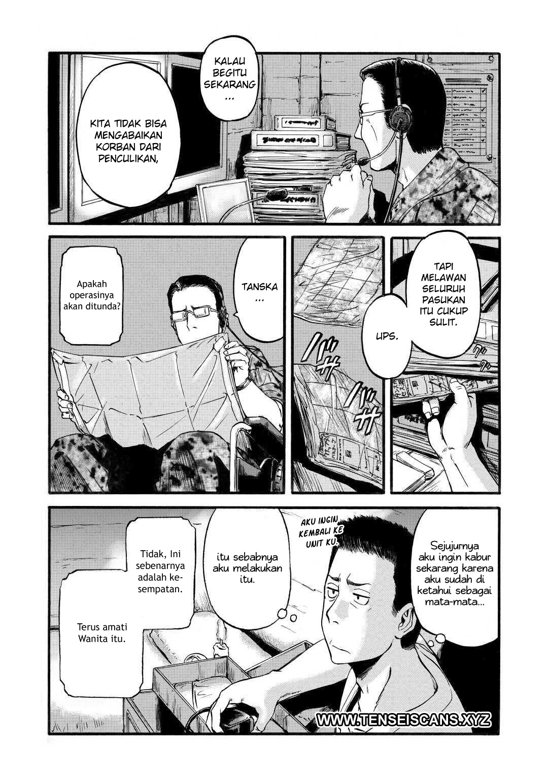 Gate – Jietai Kare no Chi nite Kaku Tatakeri Chapter 97 Gambar 10