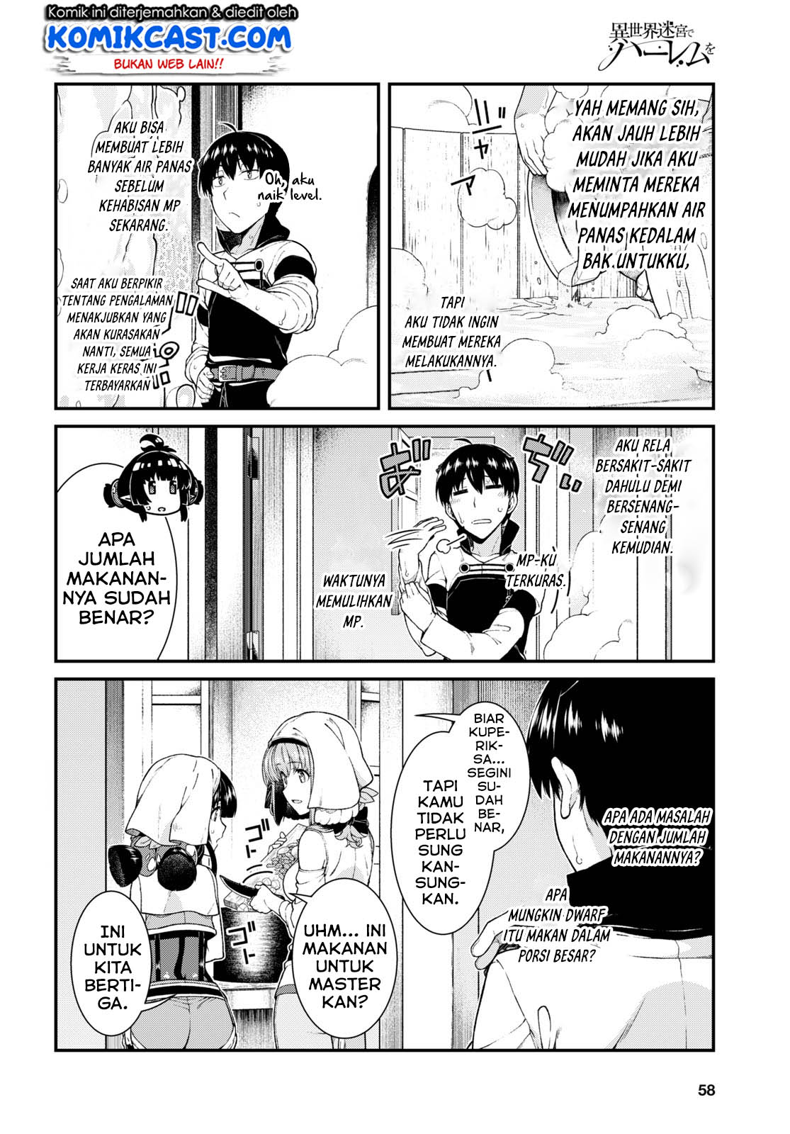 Isekai Meikyuu de Harem wo Chapter 40 Gambar 4