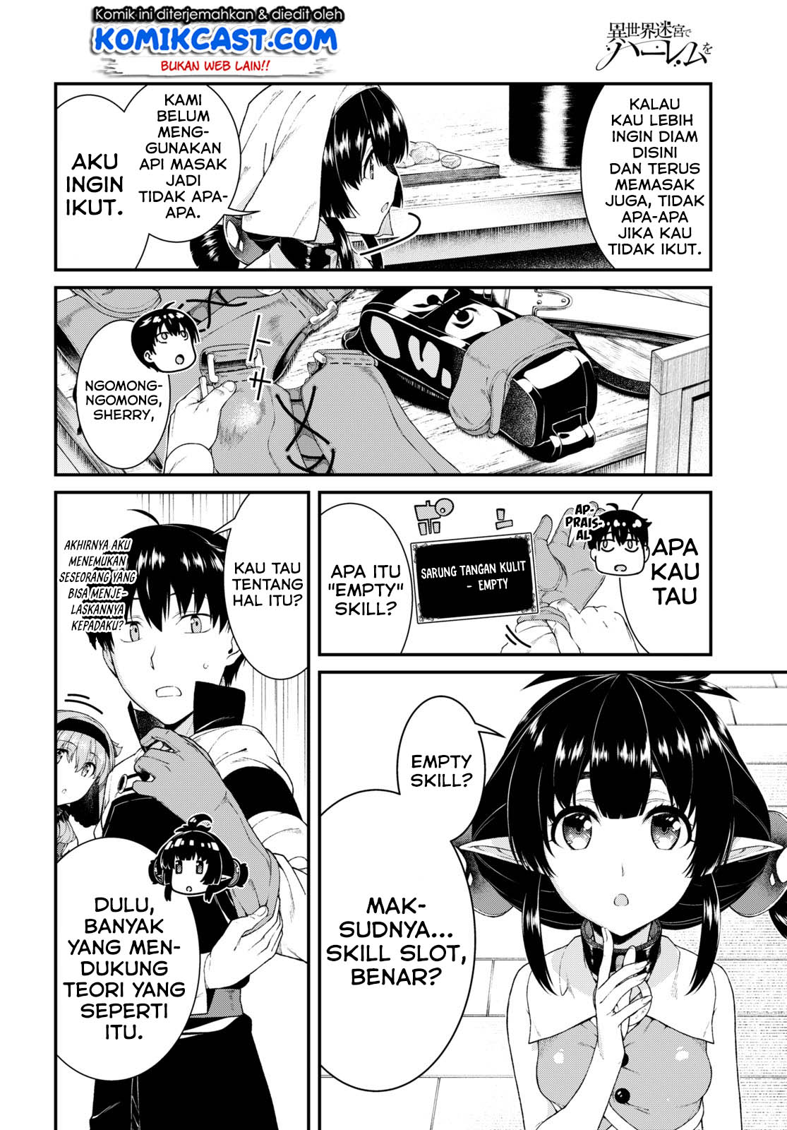 Isekai Meikyuu de Harem wo Chapter 40 Gambar 6