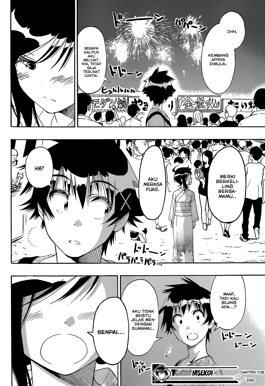 Nisekoi Chapter 108 Gambar 18