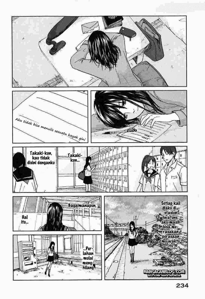 Byousoku 5 Centimeter Chapter 5 Gambar 37
