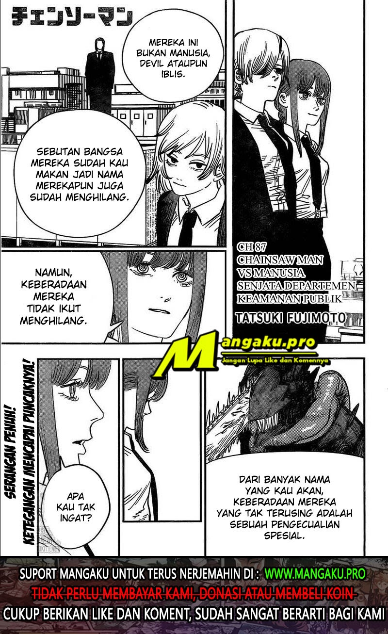 Baca Manga Chainsaw Man Chapter 87 Gambar 2