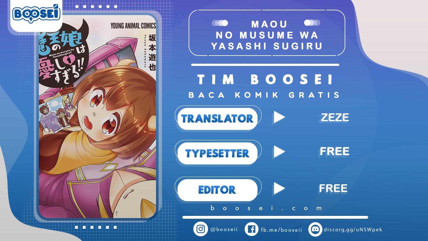 Baca Komik Maou no Musume wa Yasashi sugiru!! Chapter 08.5 Gambar 1