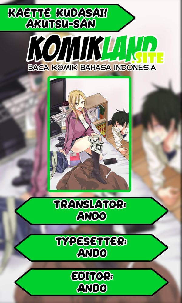 Baca Komik Please Go Home, Akutsu-san! Chapter 4 Gambar 1