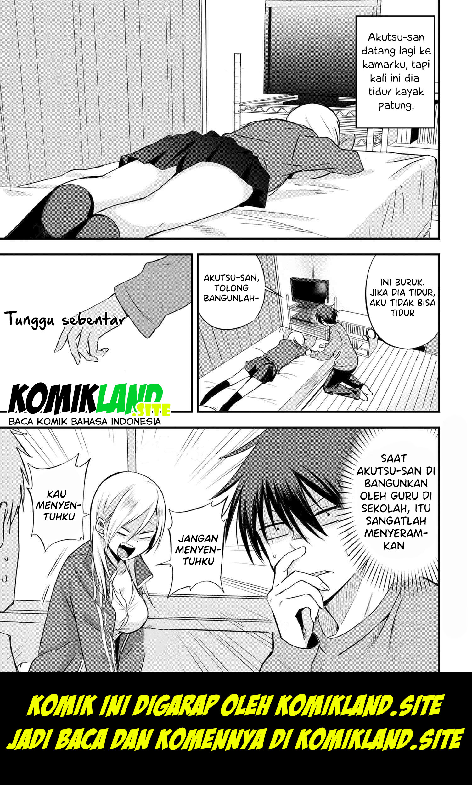 Baca Manga Please Go Home, Akutsu-san! Chapter 4 Gambar 2