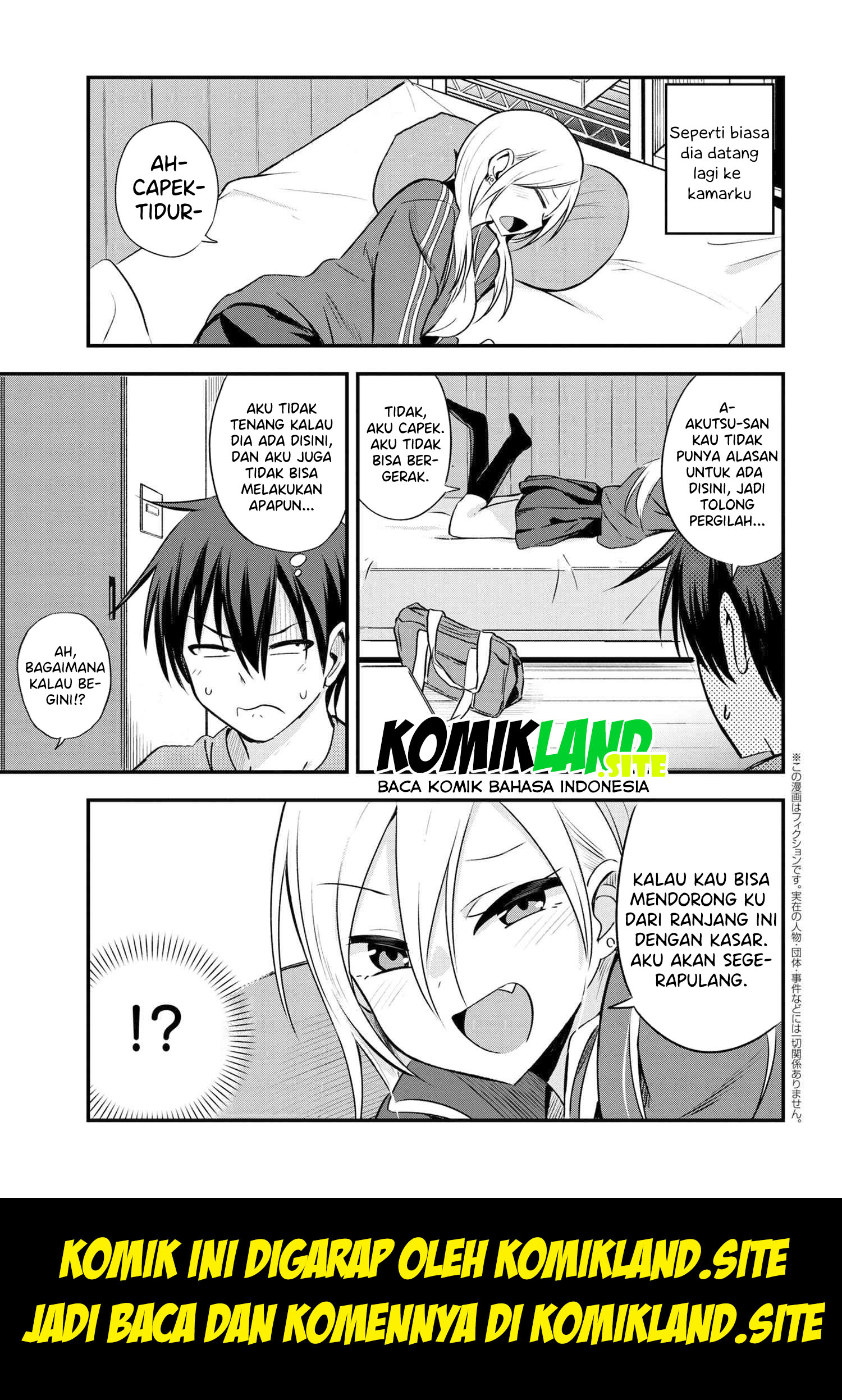 Baca Manga Please Go Home, Akutsu-san! Chapter 3 Gambar 2