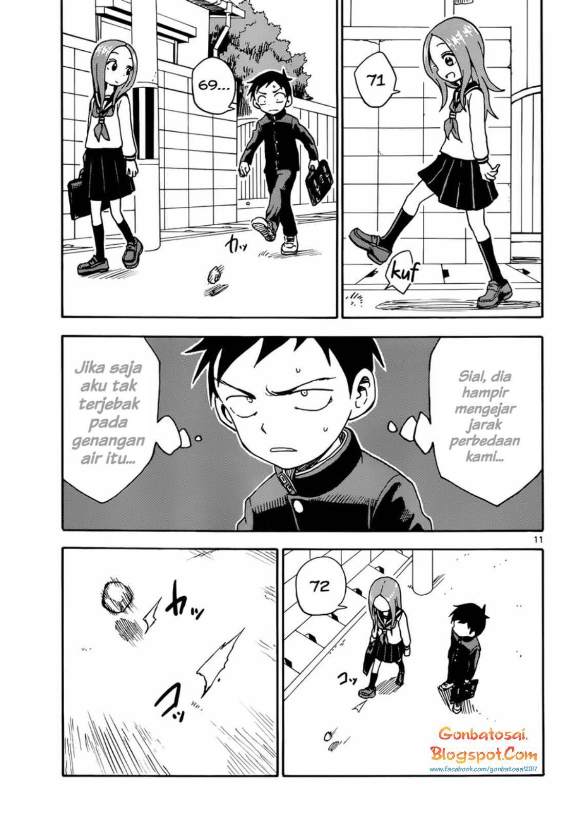 Karakai Jouzu no Takagi-san Chapter 49 Gambar 13