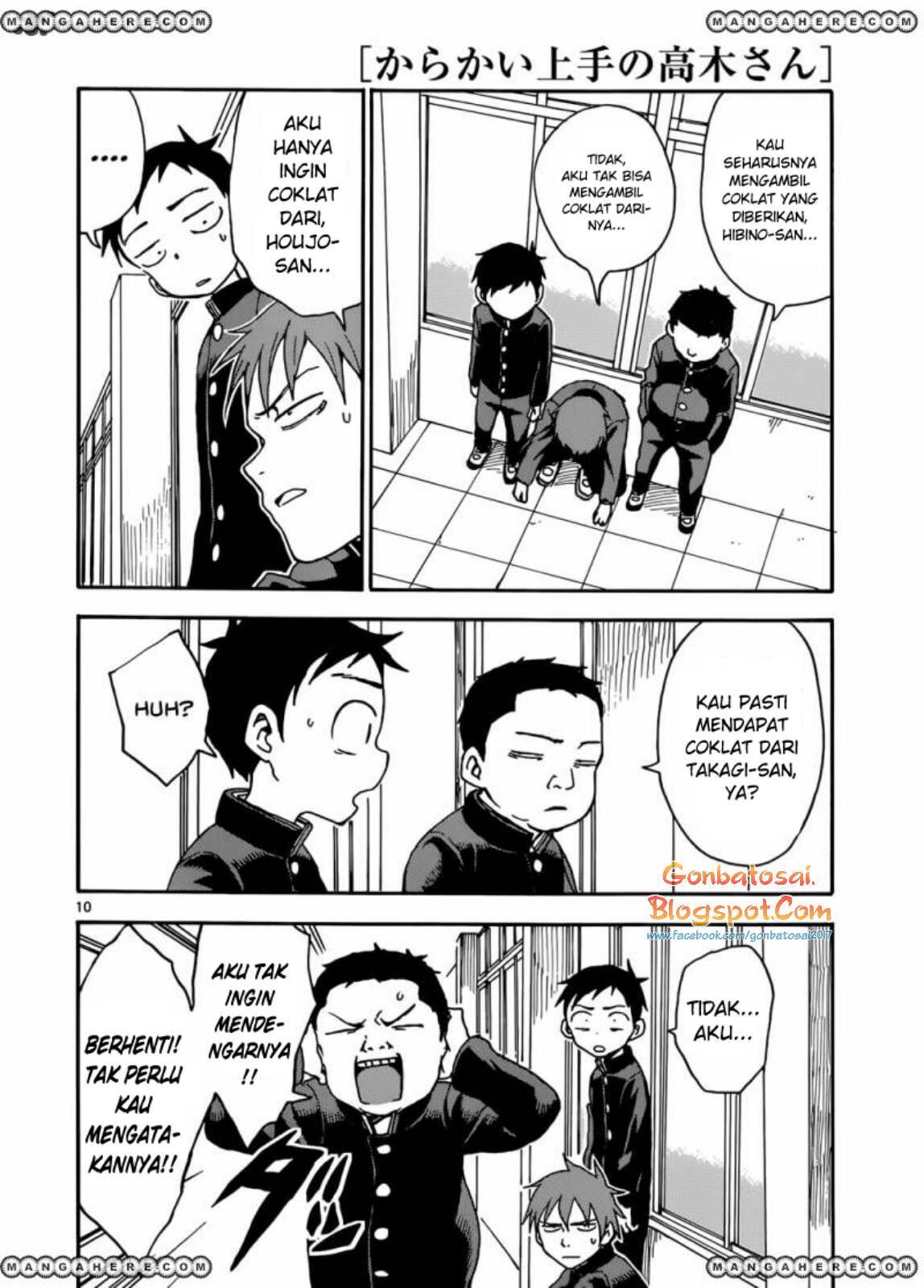 Karakai Jouzu no Takagi-san Chapter 45 Gambar 10