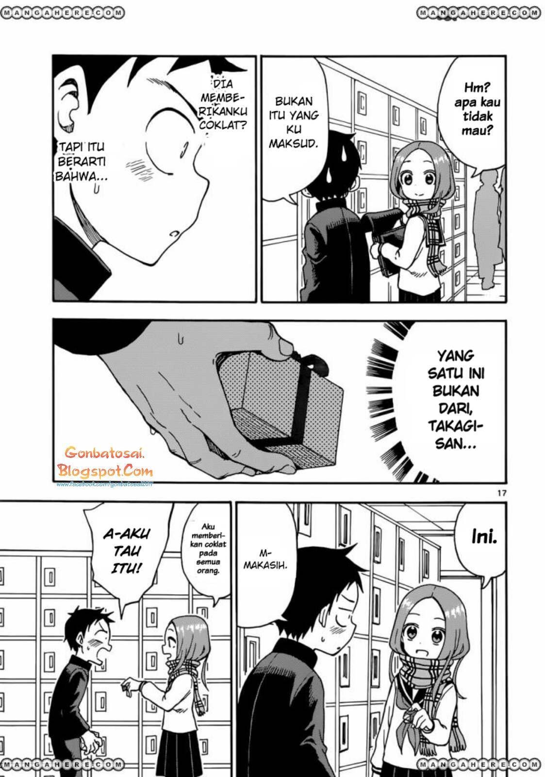 Karakai Jouzu no Takagi-san Chapter 45 Gambar 19