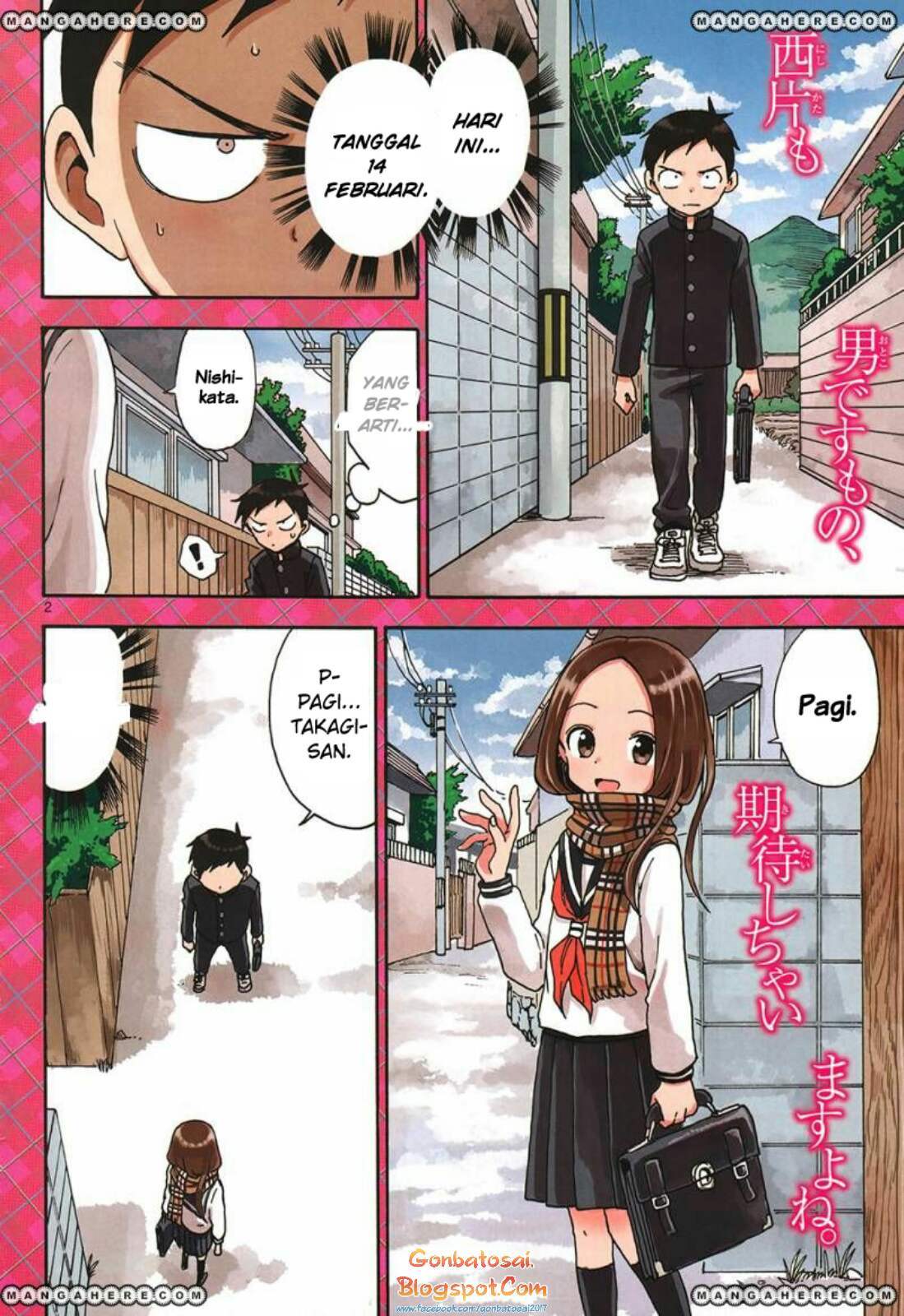 Baca Manga Karakai Jouzu no Takagi-san Chapter 45 Gambar 2