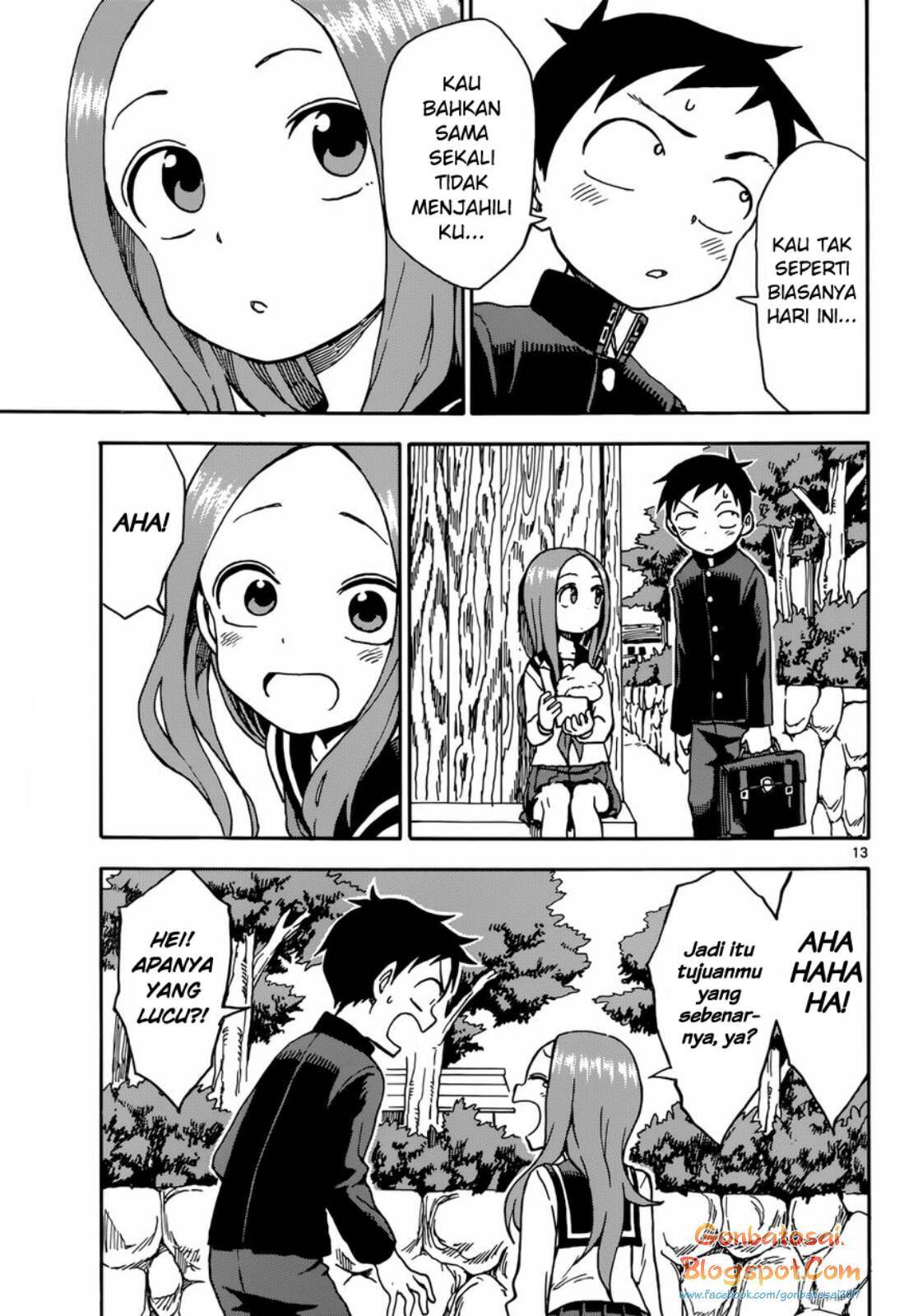 Karakai Jouzu no Takagi-san Chapter 44 Gambar 15