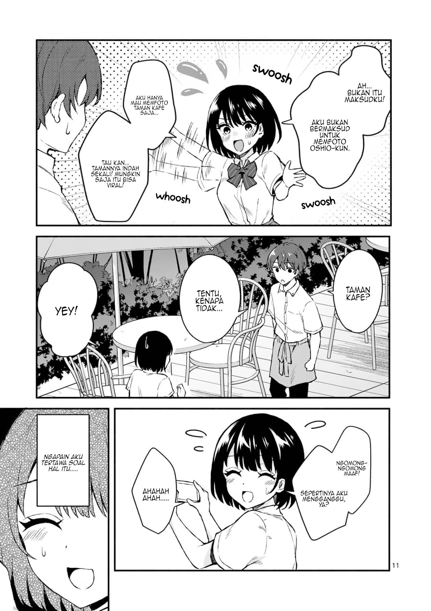 Shiotaiou no Sato-san ga Ore ni dake Amai Chapter 2 Gambar 12