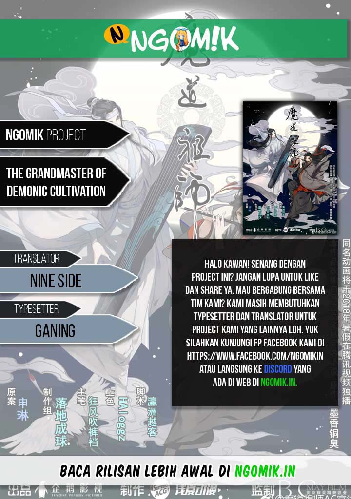 Baca Komik The Grandmaster of Demonic Cultivation Chapter 34 Gambar 1