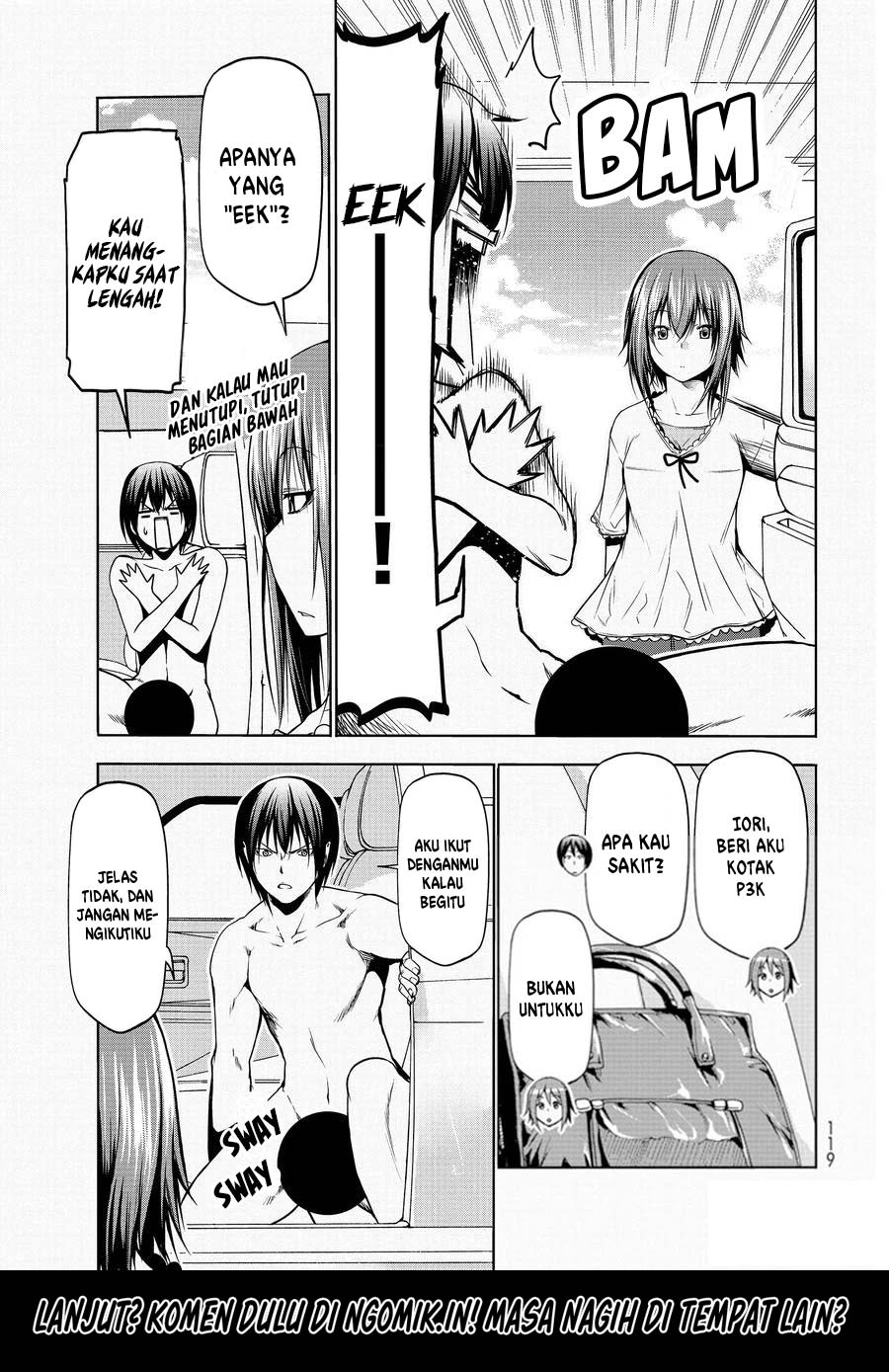 Grand Blue Chapter 63 Gambar 14