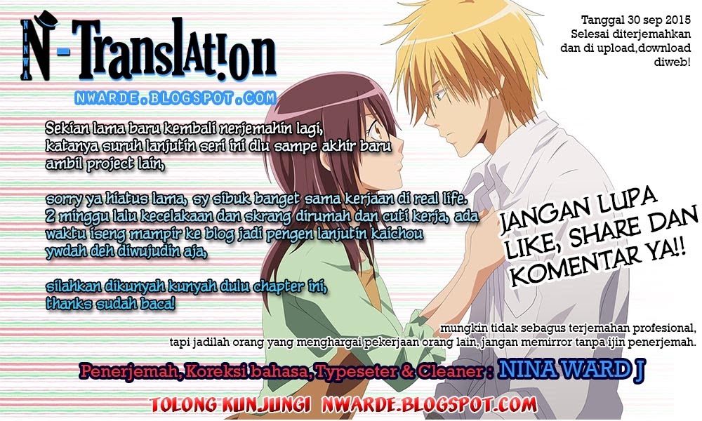 Kaichou wa Maid-sama! Chapter 43 Gambar 33