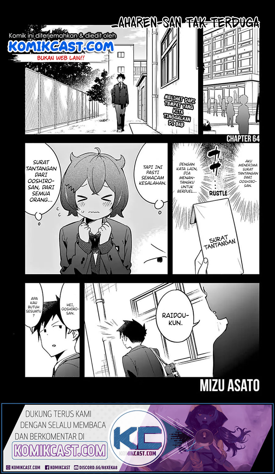 Baca Manga Aharen-san wa Hakarenai Chapter 64 Gambar 2