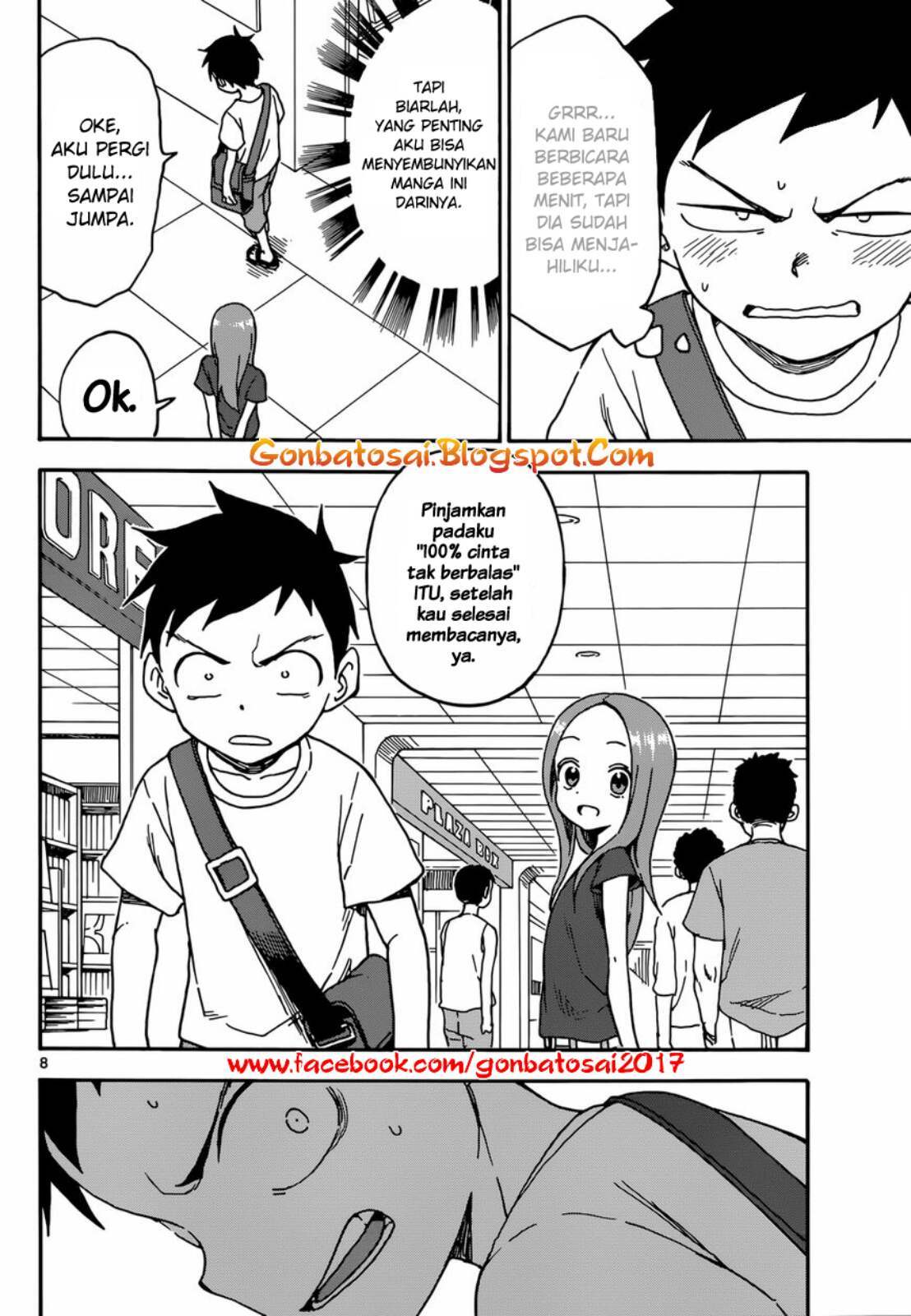 Karakai Jouzu no Takagi-san Chapter 38 Gambar 11