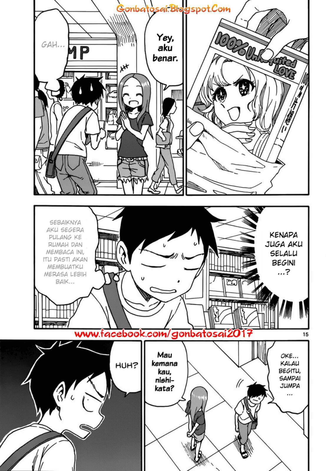Karakai Jouzu no Takagi-san Chapter 38 Gambar 18