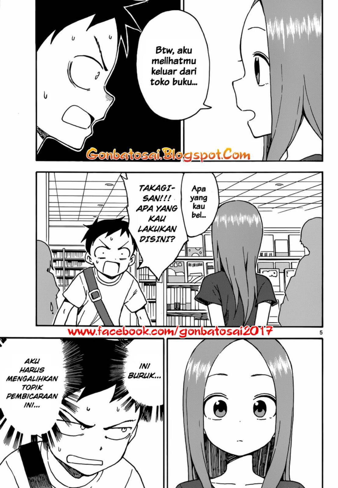 Karakai Jouzu no Takagi-san Chapter 38 Gambar 7