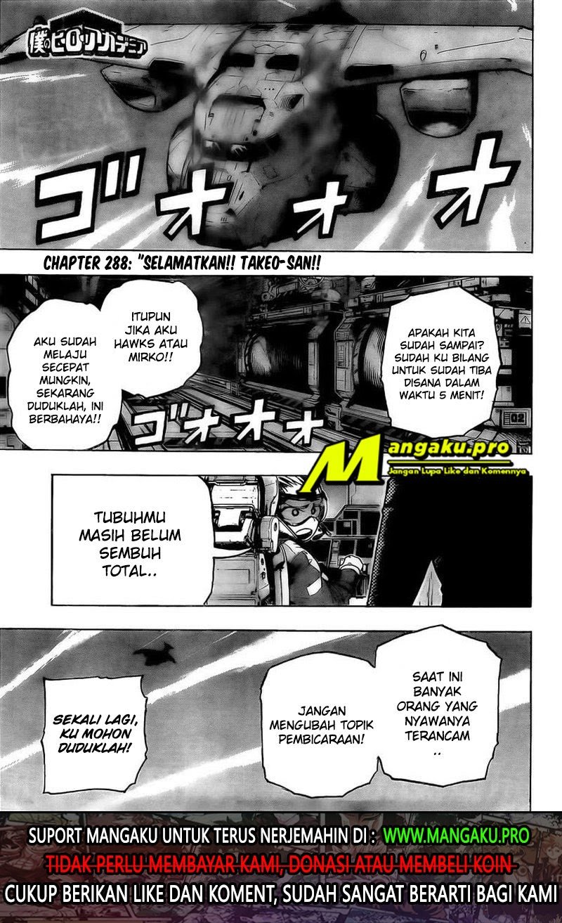 Manga Boku no Hero Academia Chapter 288 gambar nomor 2