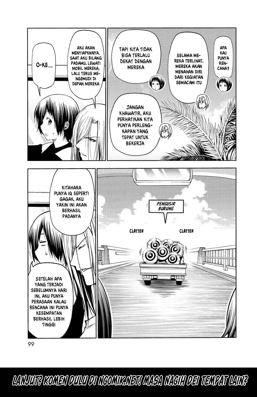 Grand Blue Chapter 64.1 Gambar 14
