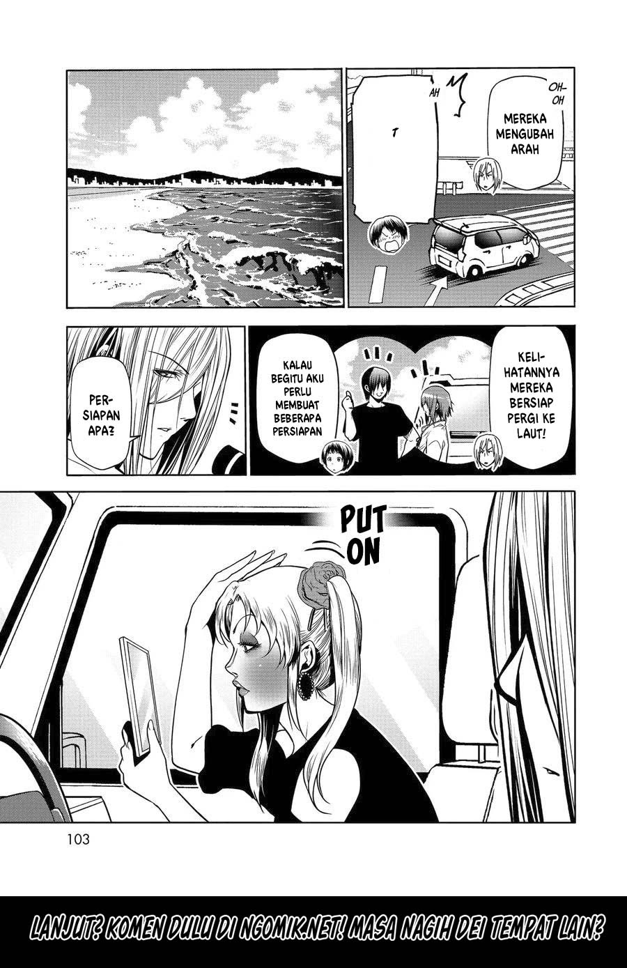 Grand Blue Chapter 64.1 Gambar 18