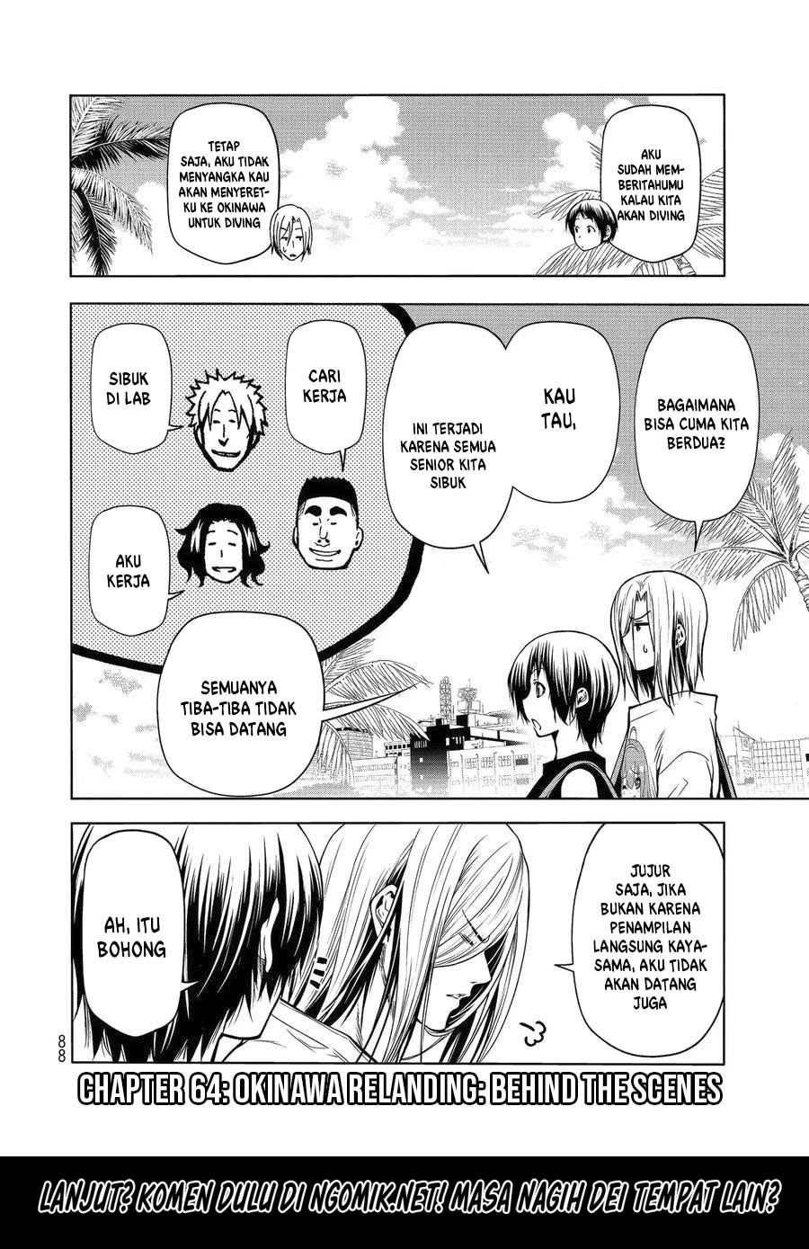 Grand Blue Chapter 64.1 Gambar 3