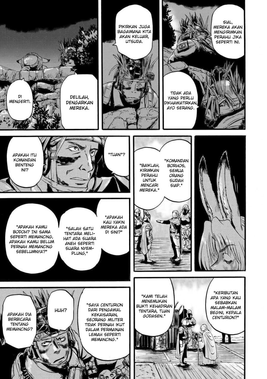 Gate – Jietai Kare no Chi nite Kaku Tatakeri Chapter 98 Gambar 34