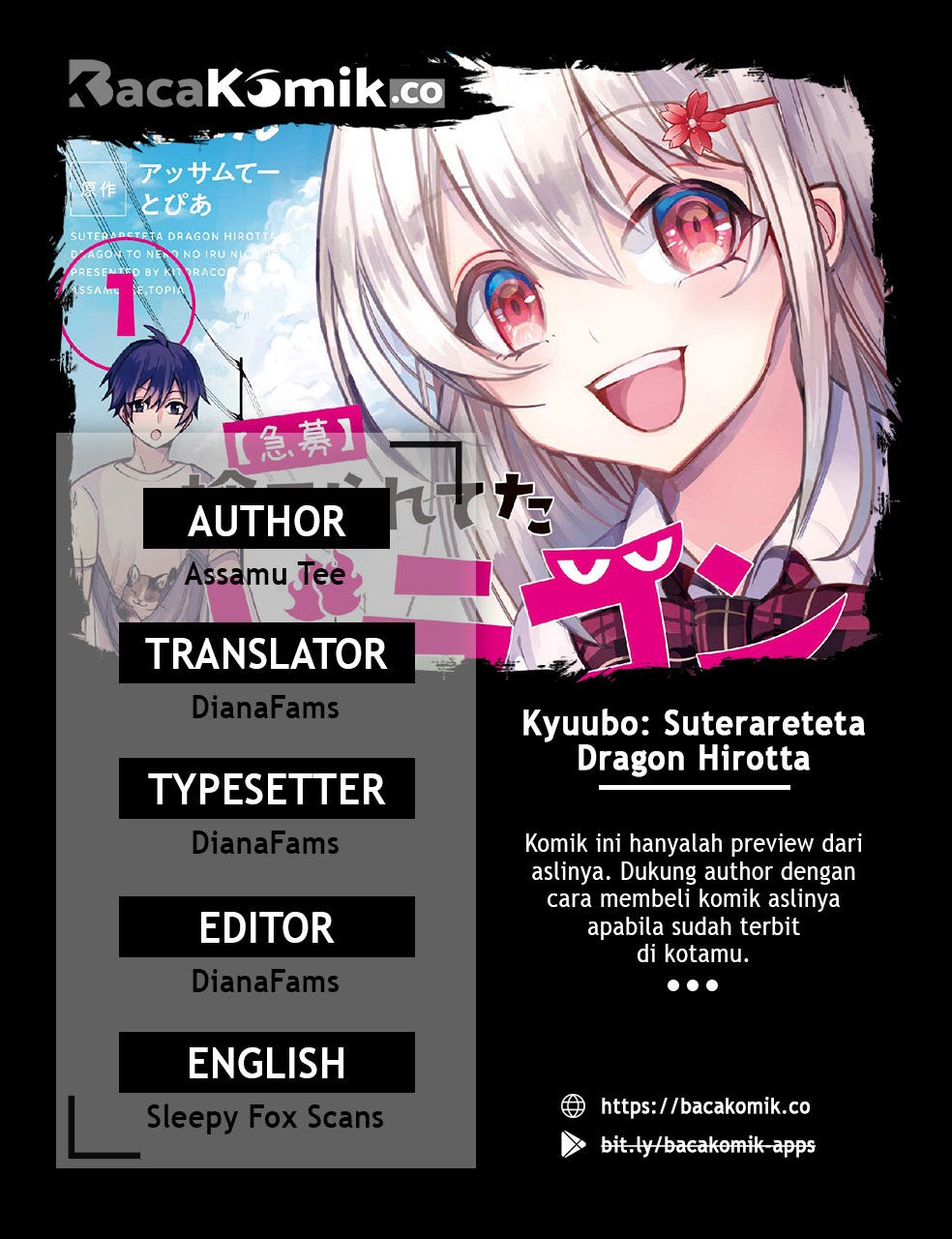 Baca Komik Kyuubo: Suterareteta Dragon Hirotta Chapter 01 Gambar 1