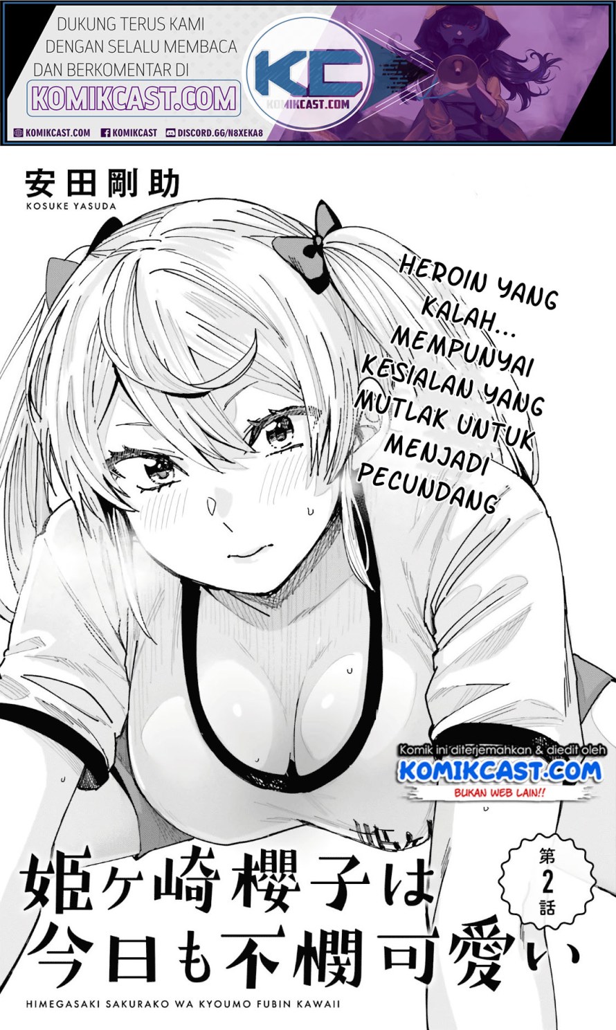 Baca Manga Himegasaki Sakurako wa Kyoumo Fubin Kawaii! Chapter 02 Gambar 2
