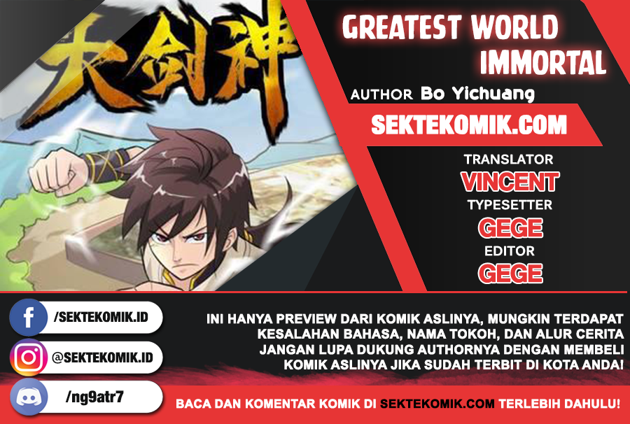 Komik Greatest Sword Immortal Chapter 34 gambar nomor 1