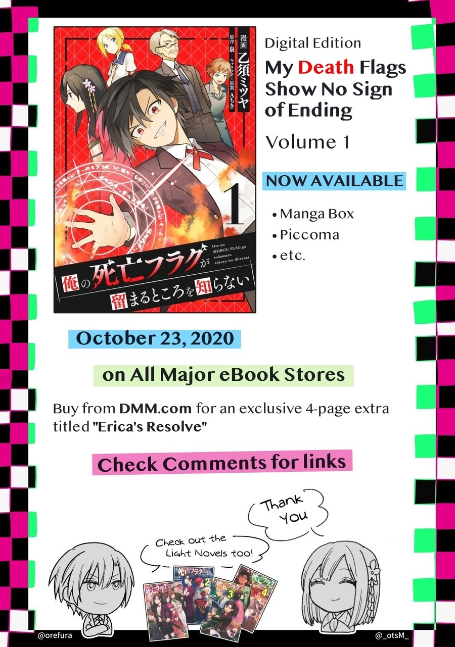 Baca Komik My Death Flags Show No Sign of Ending Chapter 07.5 Gambar 1