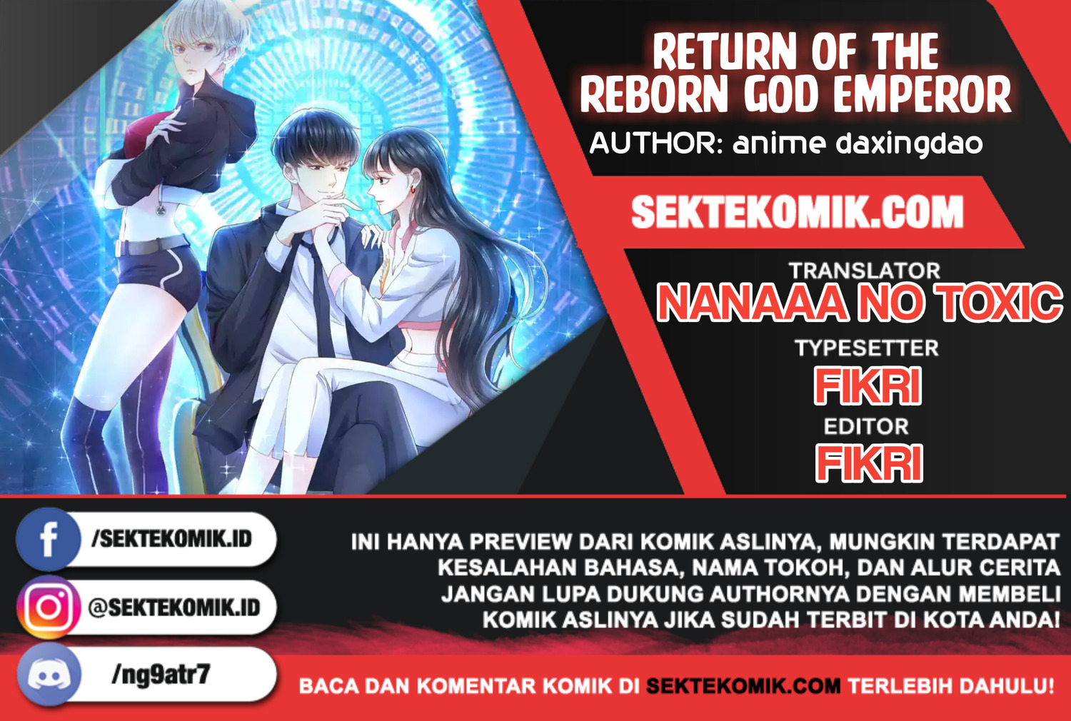 Baca Komik Return of the Reborn God Emperor Chapter 02 Gambar 1