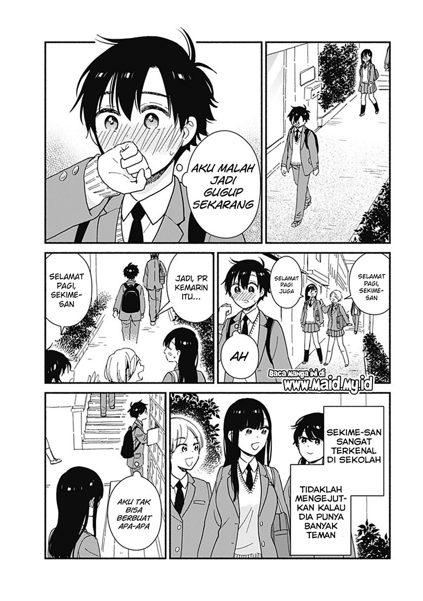 Sekimen Shinaide Sekime-san Chapter 03 Gambar 9