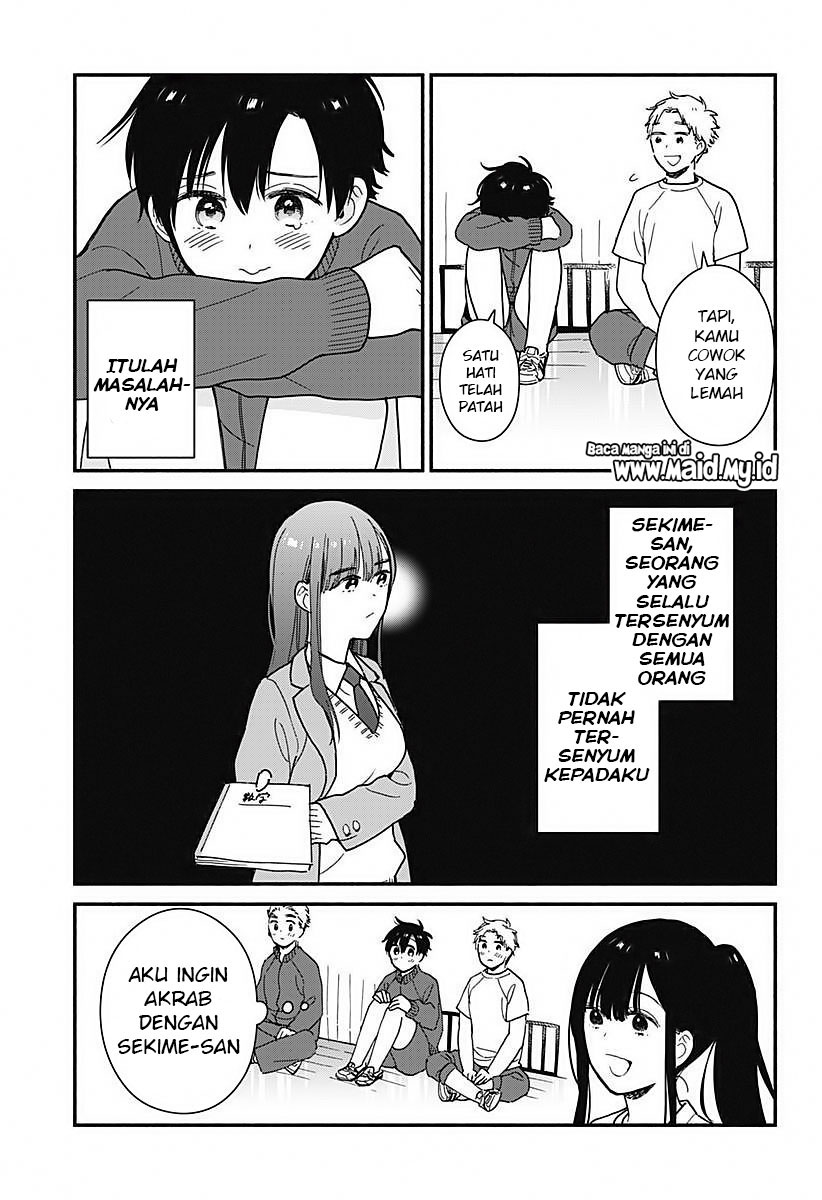 Sekimen Shinaide Sekime-san Chapter 01 Gambar 11