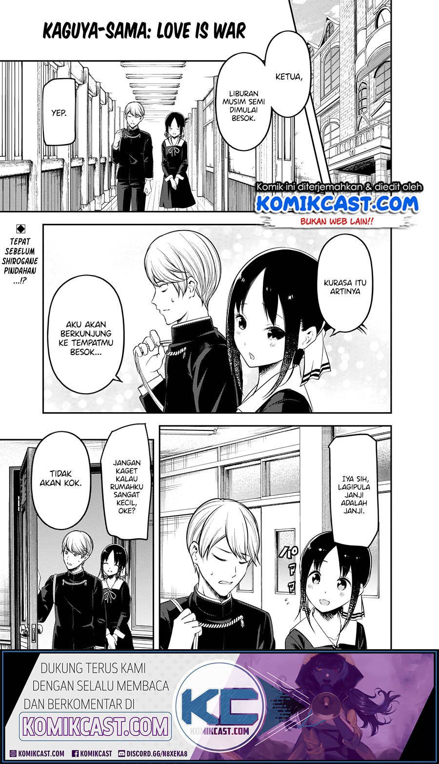 Baca Manga Kaguya-sama wa Kokurasetai – Tensai-tachi no Renai Zunousen Chapter 206 Gambar 2
