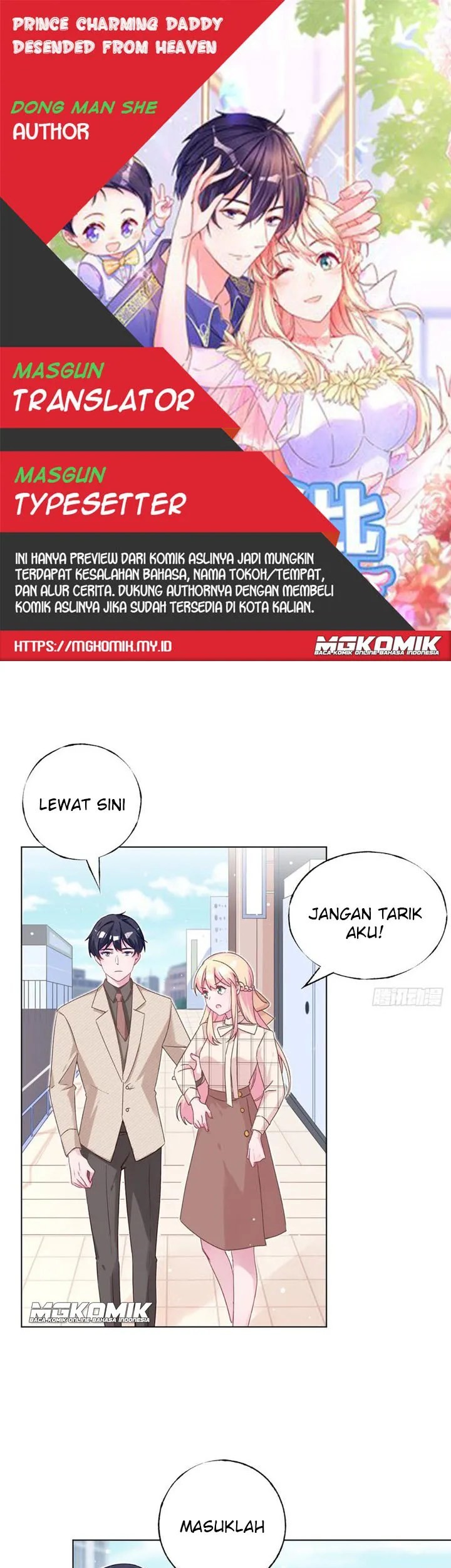 Baca Komik Prince charming daddy descended from heaven Chapter 37 Gambar 1
