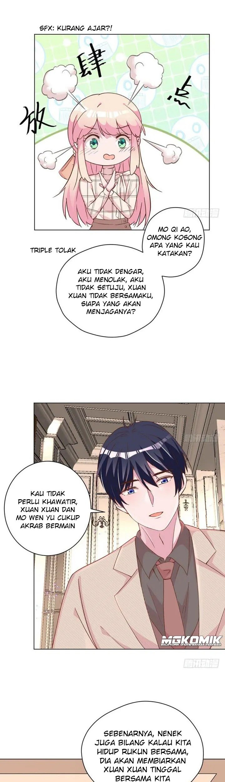 Baca Manhua Prince charming daddy descended from heaven Chapter 39 Gambar 2