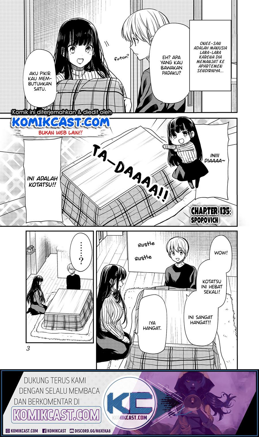 Baca Manga Danshi Koukousei wo Yashinaitai Onee-san no Hanashi Chapter 135 Gambar 2