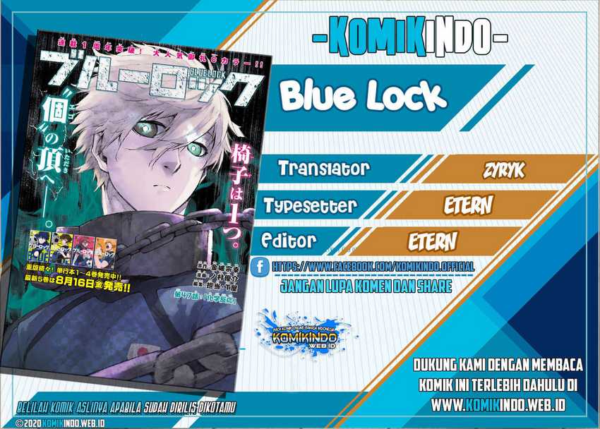 Komik Blue Lock Chapter 31 gambar nomor 1